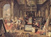 Jan Van Kessel Europe (centre panel) (mk14) oil painting artist